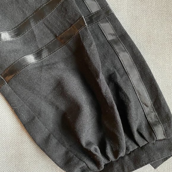 Vintage Long-Sleeve Black Linen Cottagecore Prairie Lolita Dress S - Picture 5 of 12